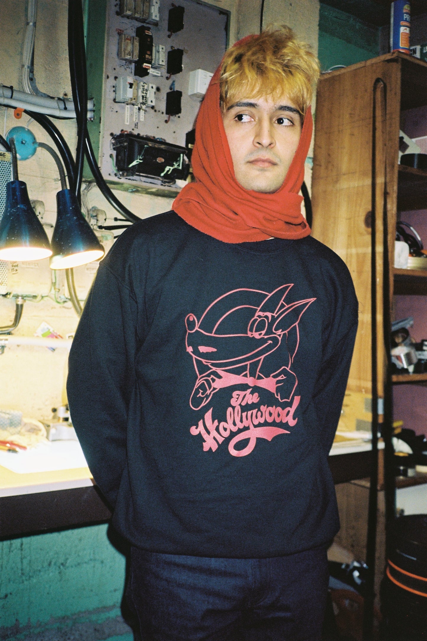 Wolfie Logo Sweatshirt - Black