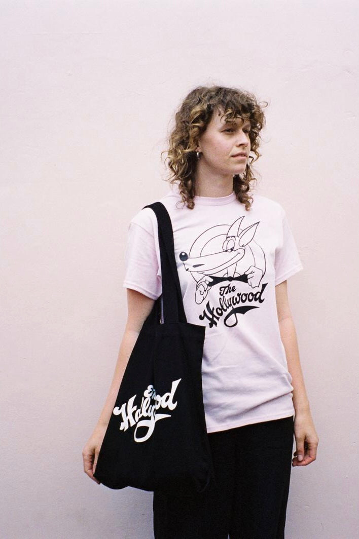 Wolfie Logo Tee - Pink