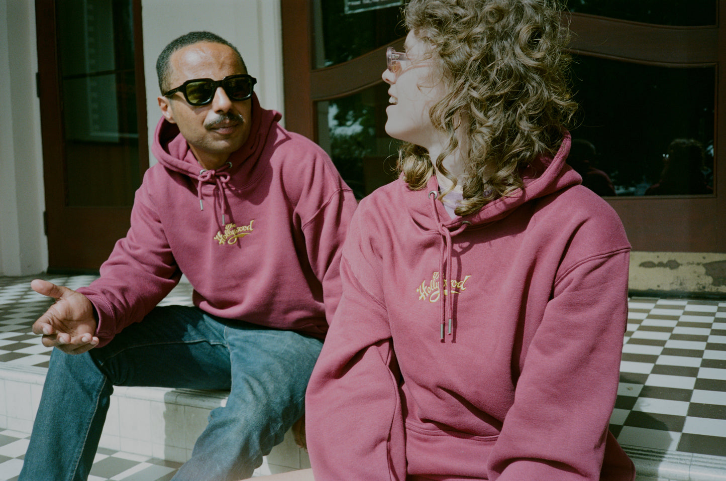 Hollywood Logo Embroidered Hoodie 2025 Colourway