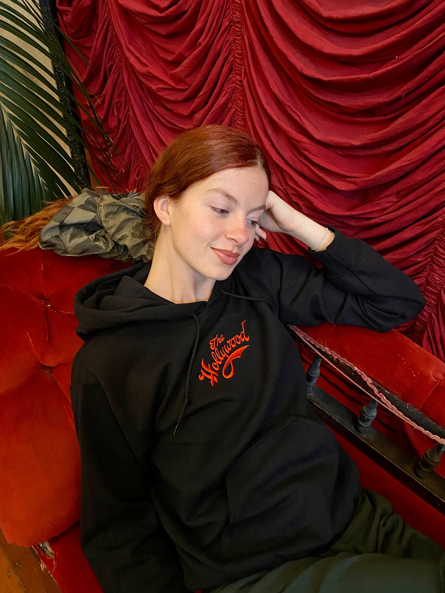 Hollywood Logo Embroidered Hoodie